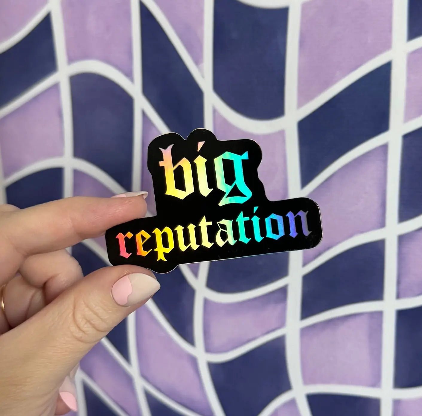 Big Reputation sticker - MangoIllustrated - Sticker