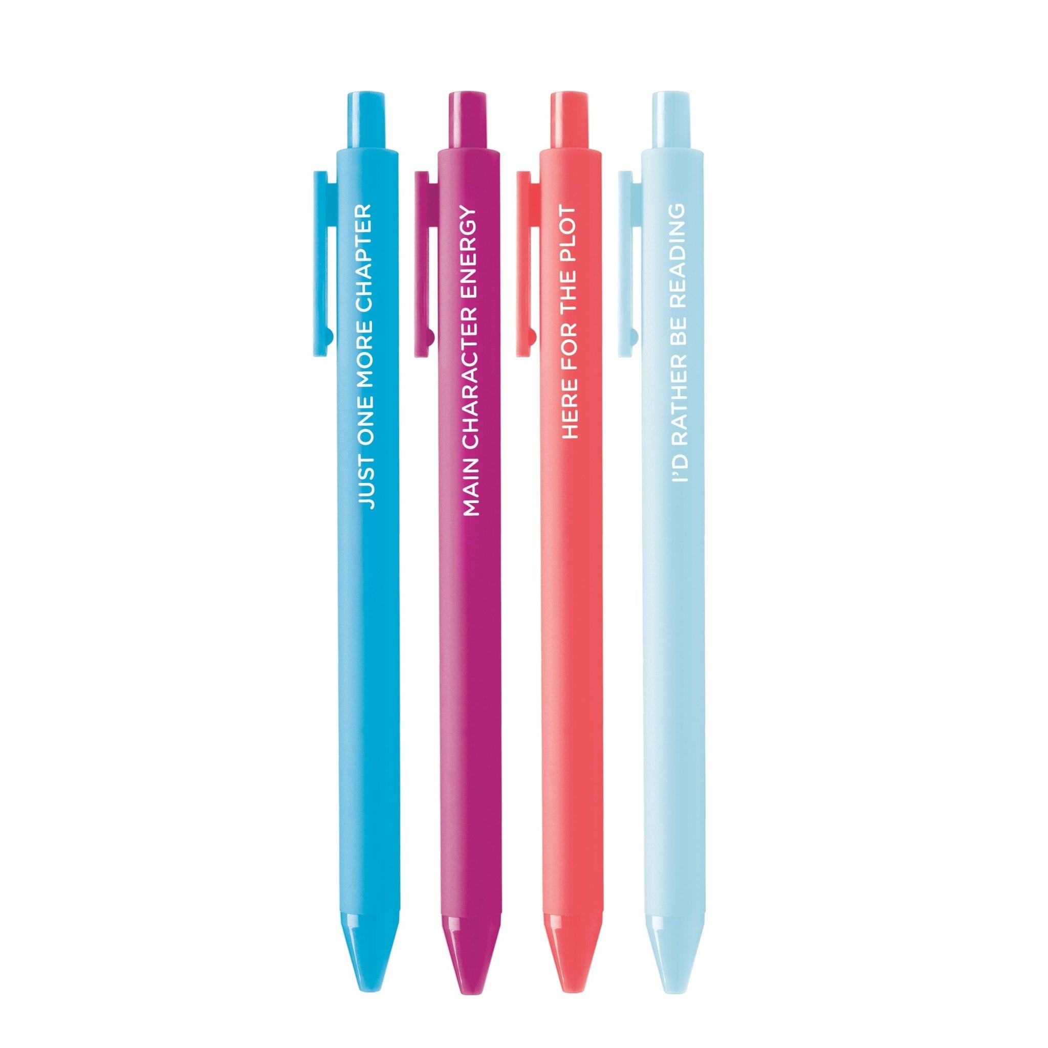 Book Lover pen set, pen set for readers, bookish pen set