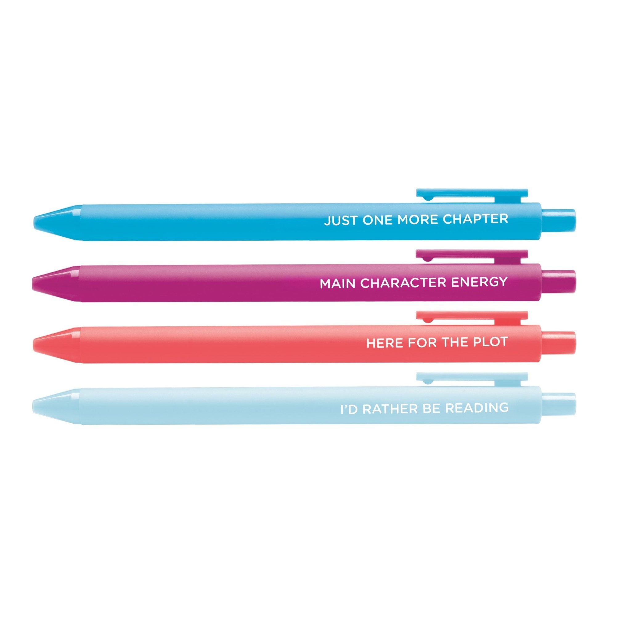 Book Lover pen set, pen set for readers, bookish pen set
