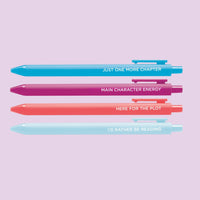 Book Lover pen set, pen set for readers, bookish pen set
