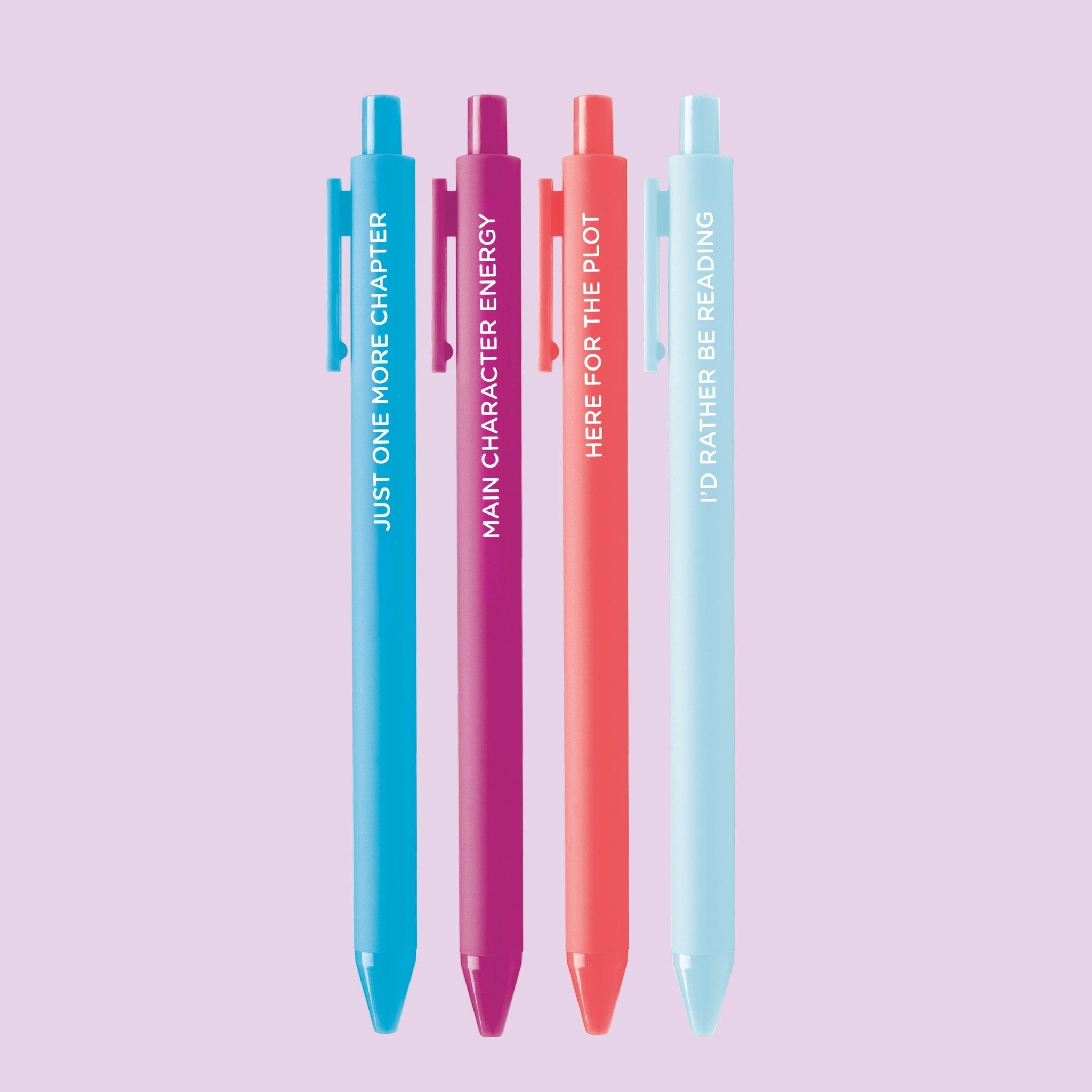 Book Lover pen set, pen set for readers, bookish pen set