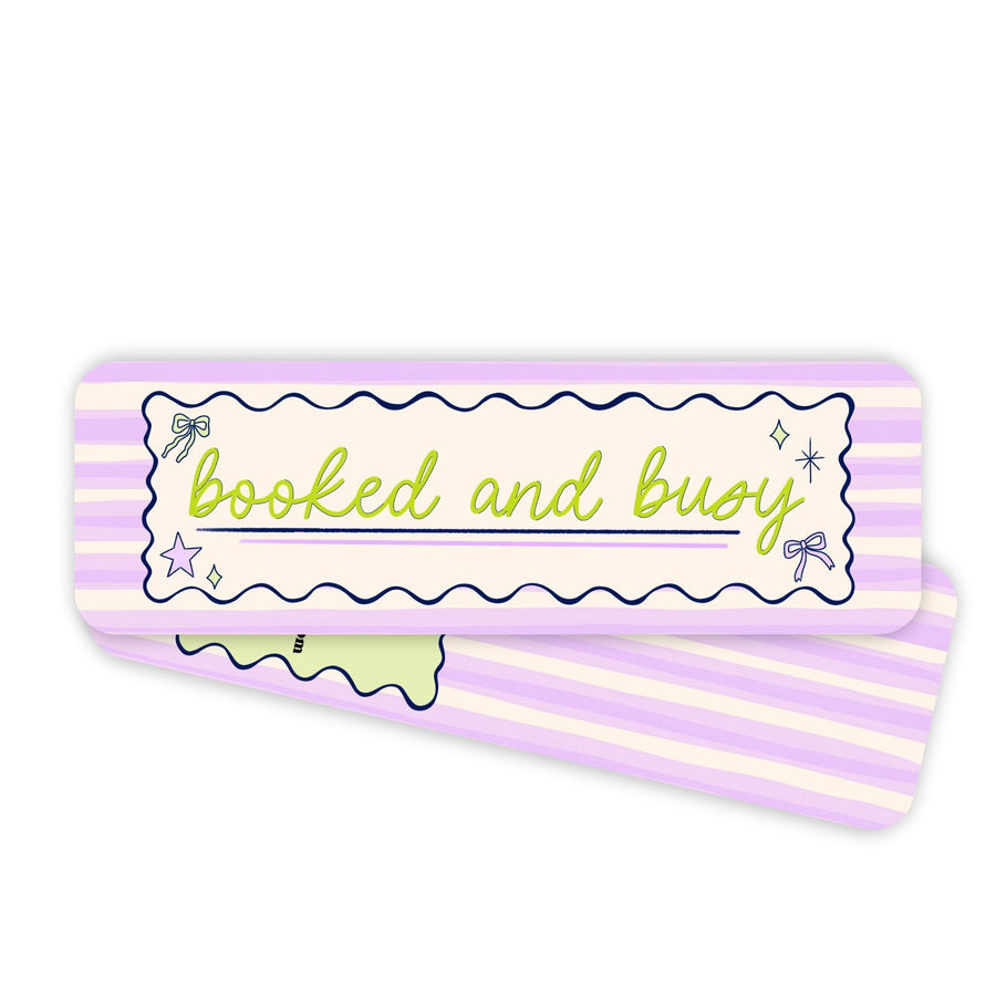 Booked and Busy Bookmark