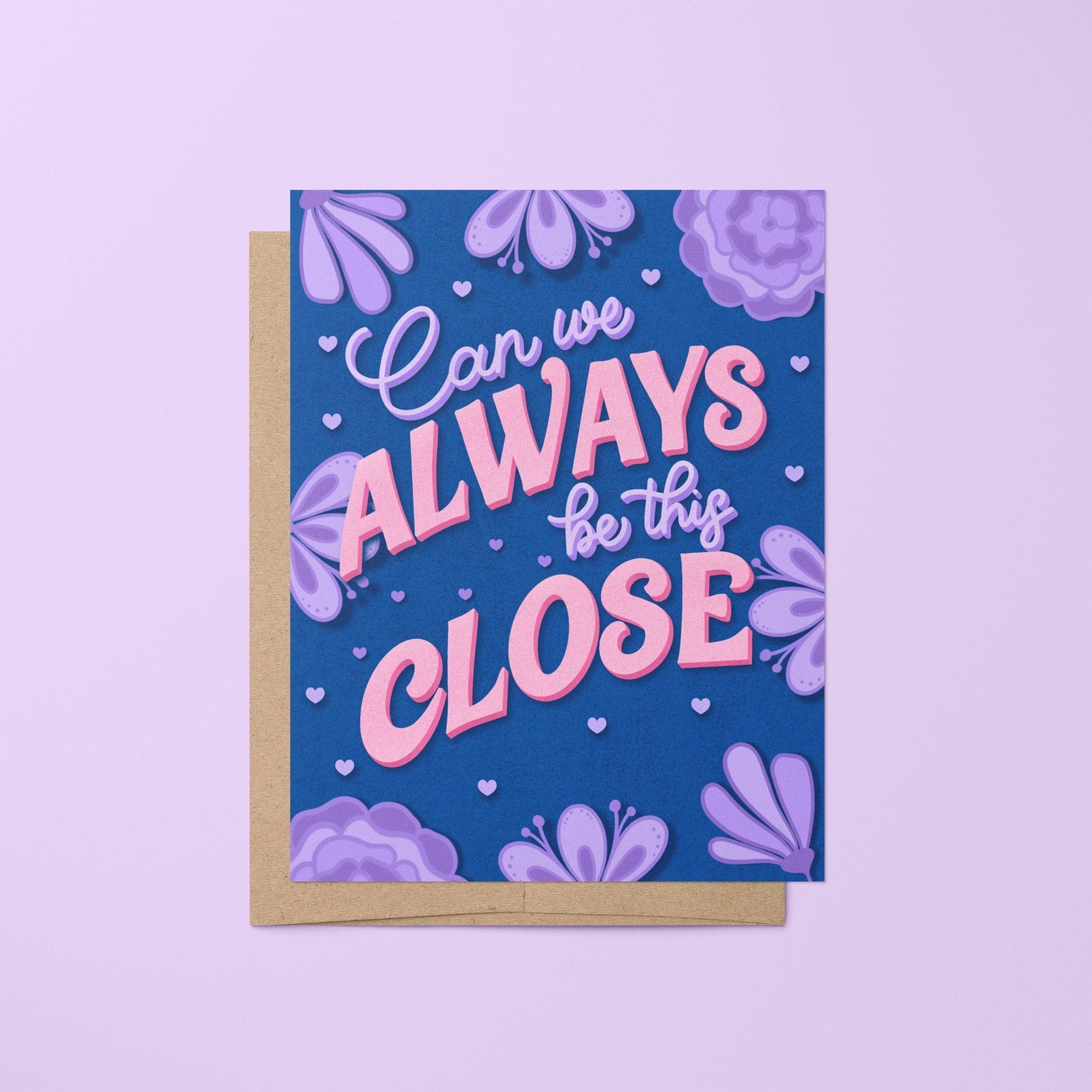 Can We Always Be This Close greeting card - MangoIllustrated - Greeting Cards