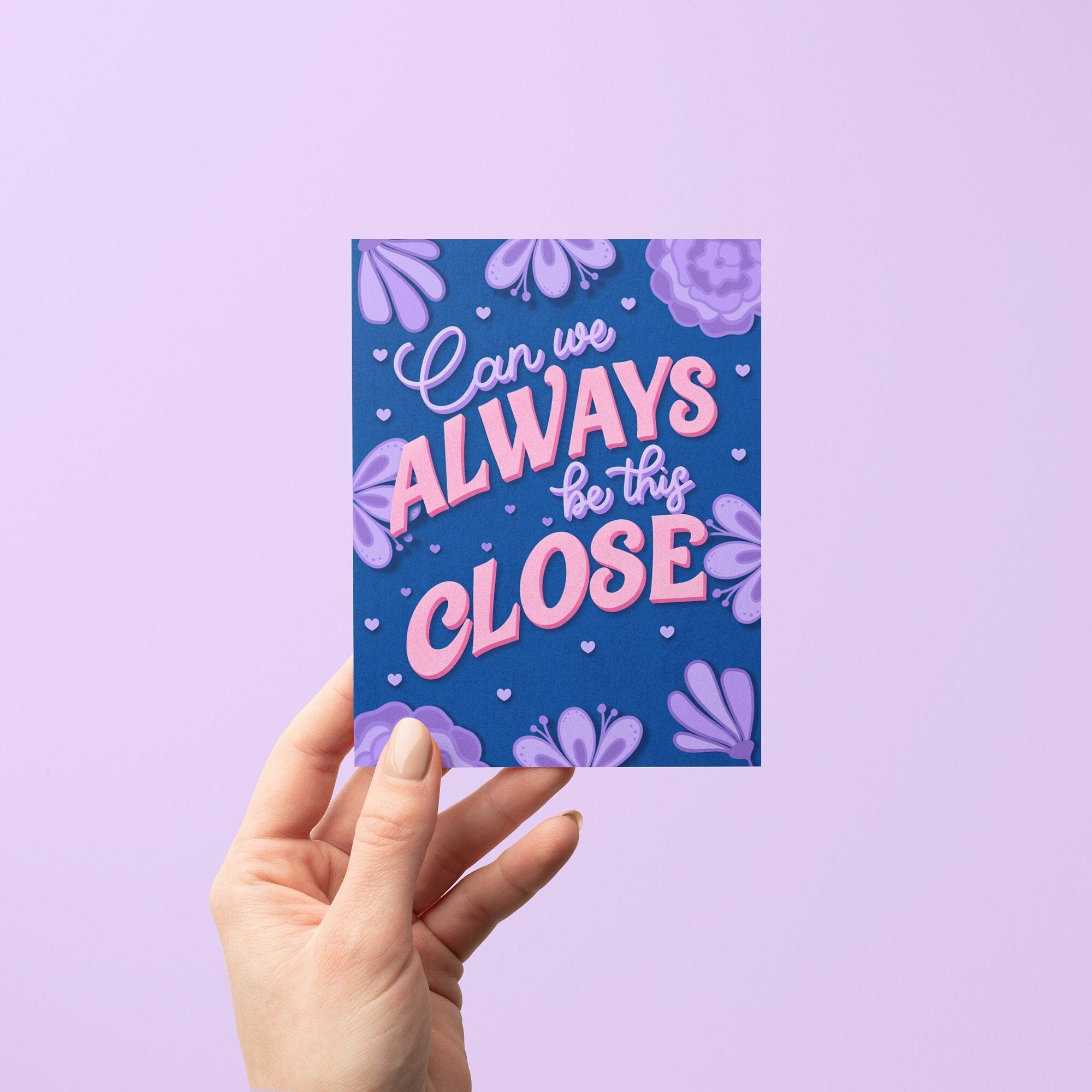 Can We Always Be This Close greeting card - MangoIllustrated - Greeting Cards
