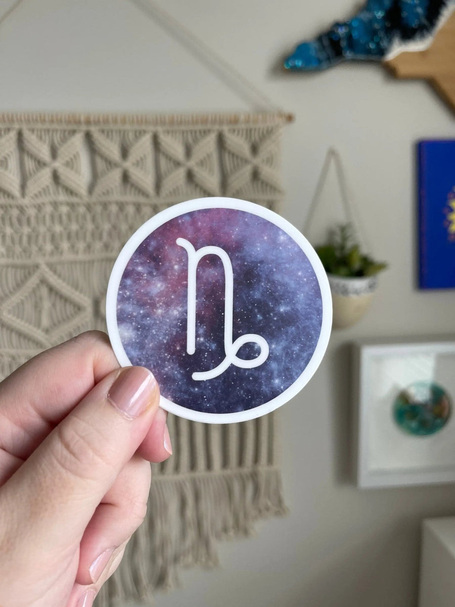 Capricorn Galaxy sticker - MangoIllustrated - Sticker