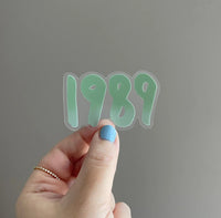 CLEAR 1989 sticker - green - MangoIllustrated - Sticker