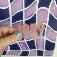 CLEAR 1989 sticker - pink - MangoIllustrated - Sticker