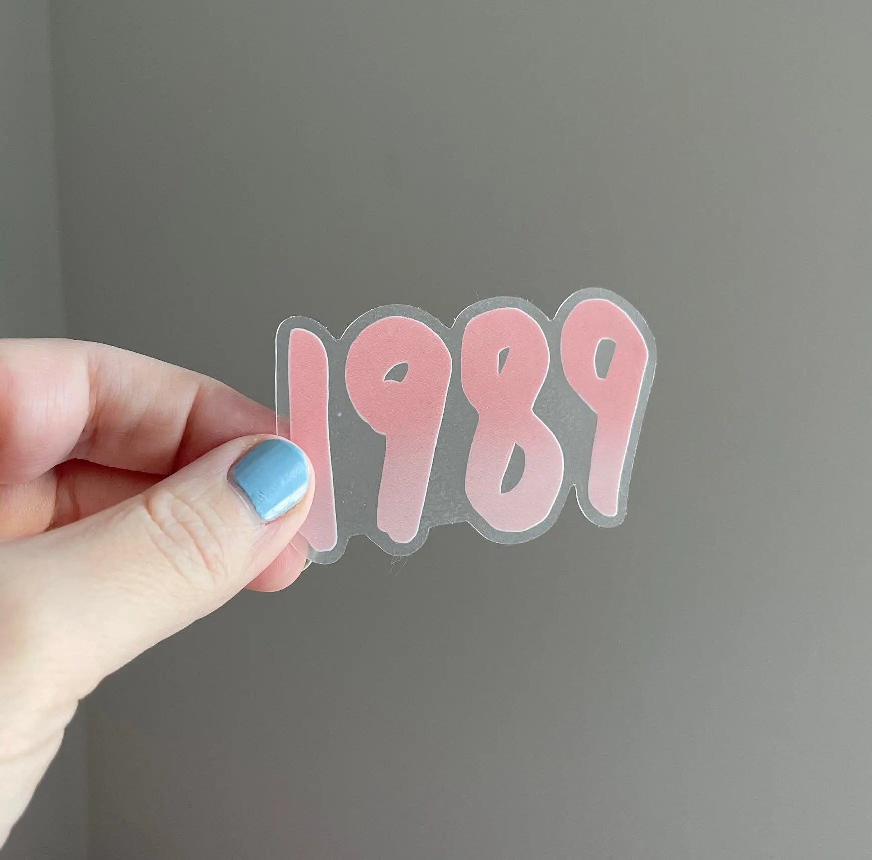 CLEAR 1989 sticker - pink - MangoIllustrated - Sticker