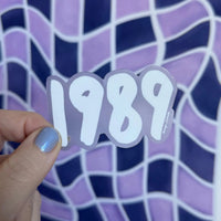 CLEAR 1989 sticker - white - MangoIllustrated - Sticker