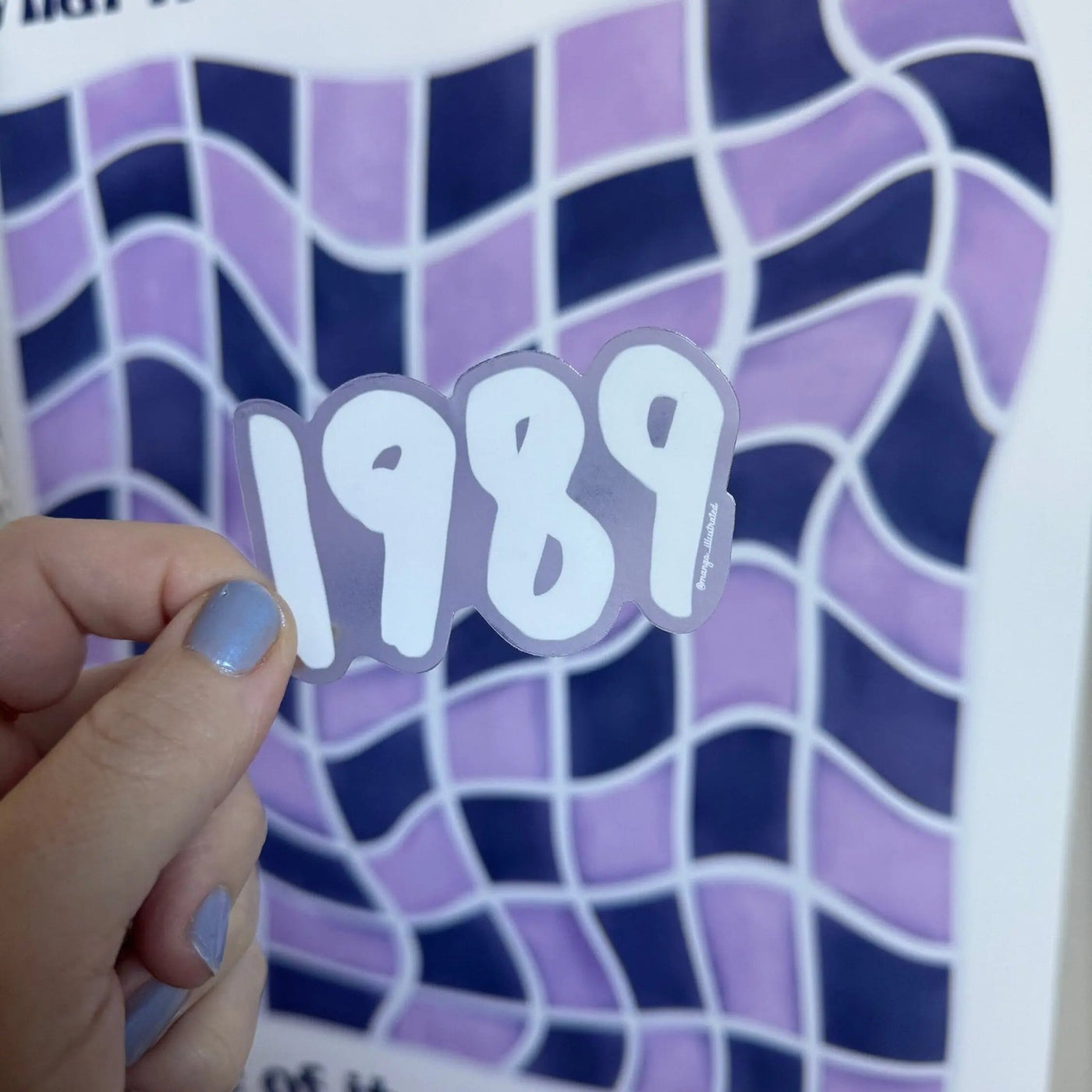 CLEAR 1989 sticker - white - MangoIllustrated - Sticker