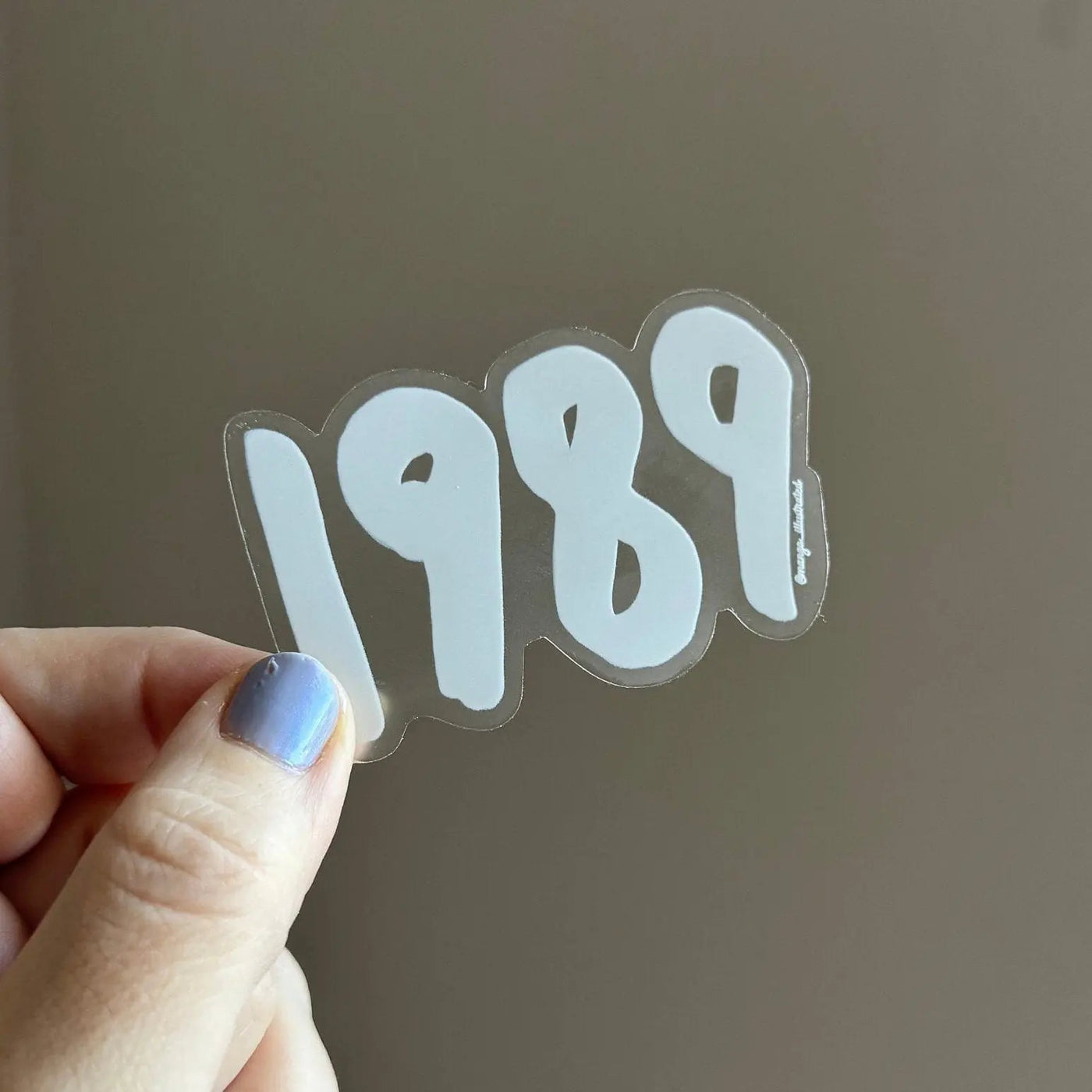 CLEAR 1989 sticker - white - MangoIllustrated - Sticker