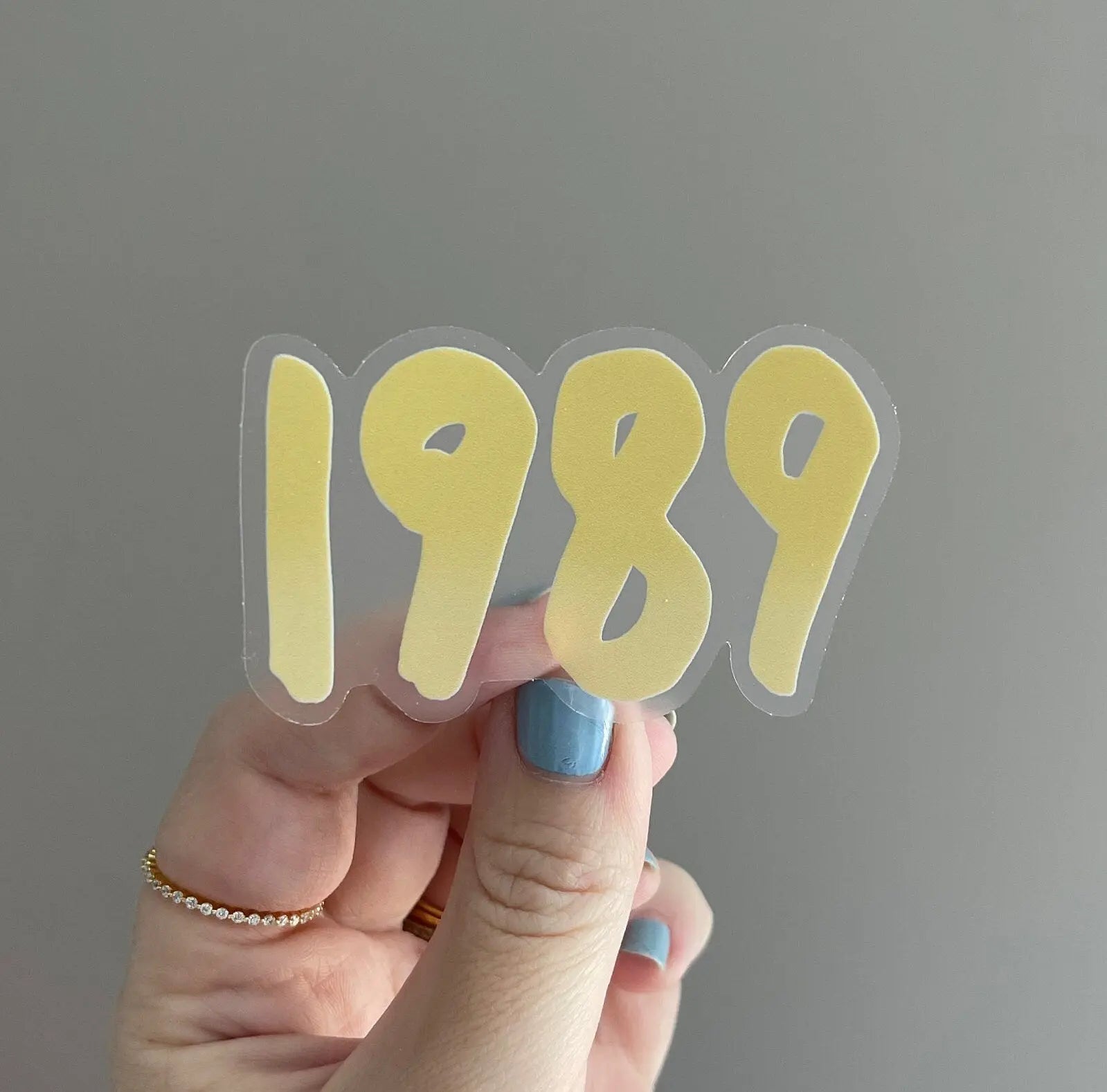 CLEAR 1989 sticker - yellow - MangoIllustrated - Sticker