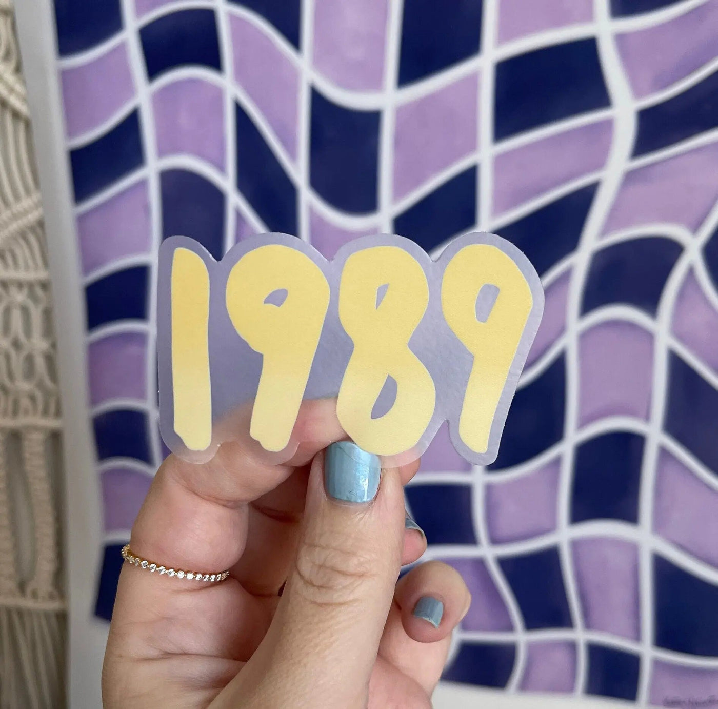 CLEAR 1989 sticker - yellow - MangoIllustrated - Sticker