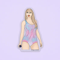 CLEAR Eras Tay sticker - MangoIllustrated - Sticker