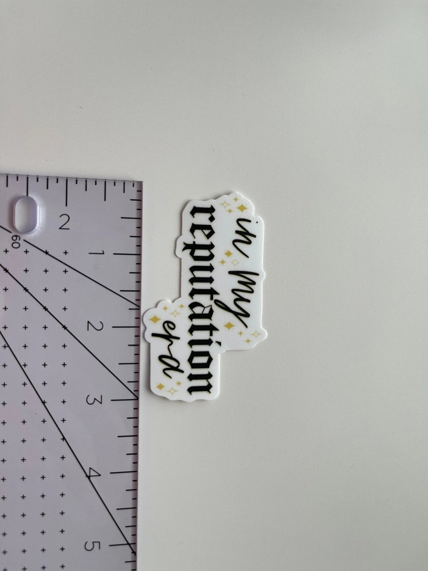 CLEAR In my reputation era sticker - MangoIllustrated - Sticker