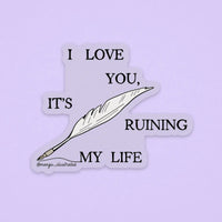 CLEAR The Manuscript sticker - MangoIllustrated - Sticker