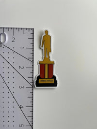 CLEAR The Office Dundie Award sticker - MangoIllustrated - Sticker