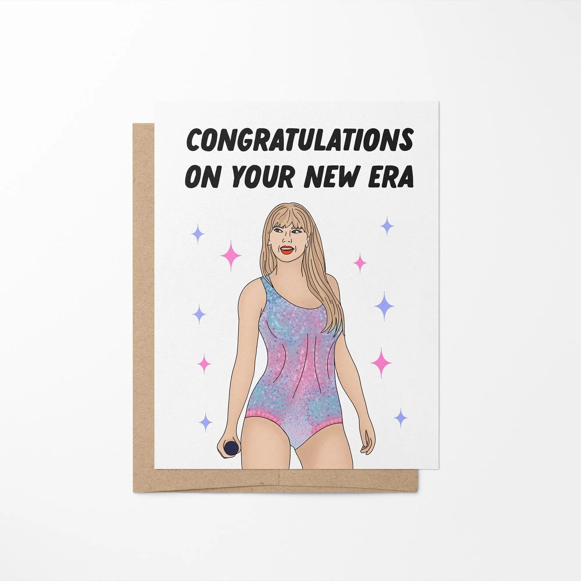 Congratulations on your new era greeting card - MangoIllustrated - Greeting Cards