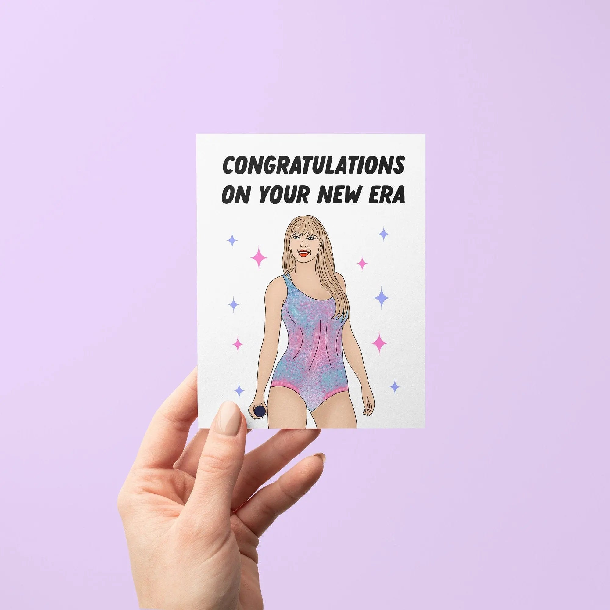 Congratulations on your new era greeting card - MangoIllustrated - Greeting Cards