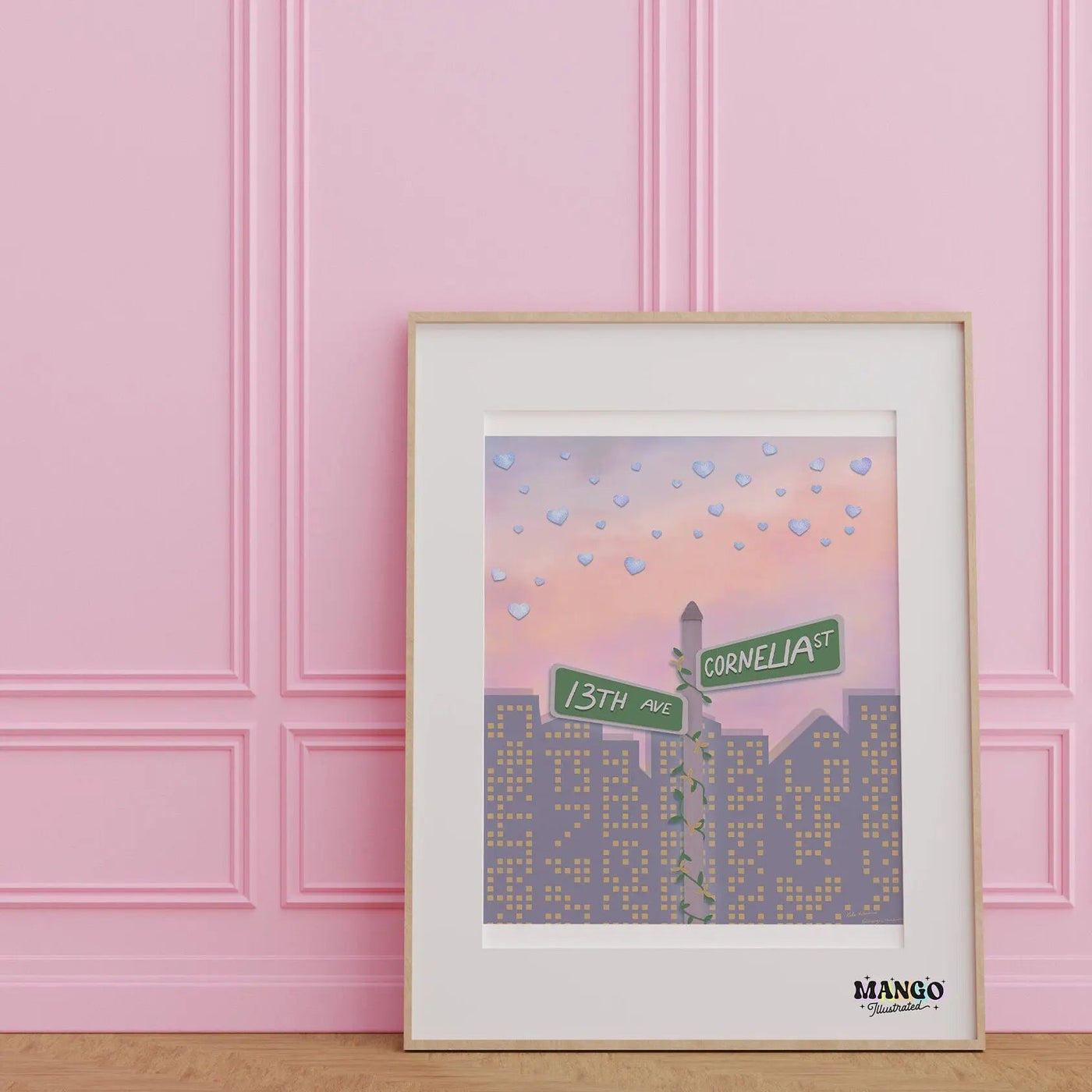 Cornelia Street art print - MangoIllustrated - Physical Art Print