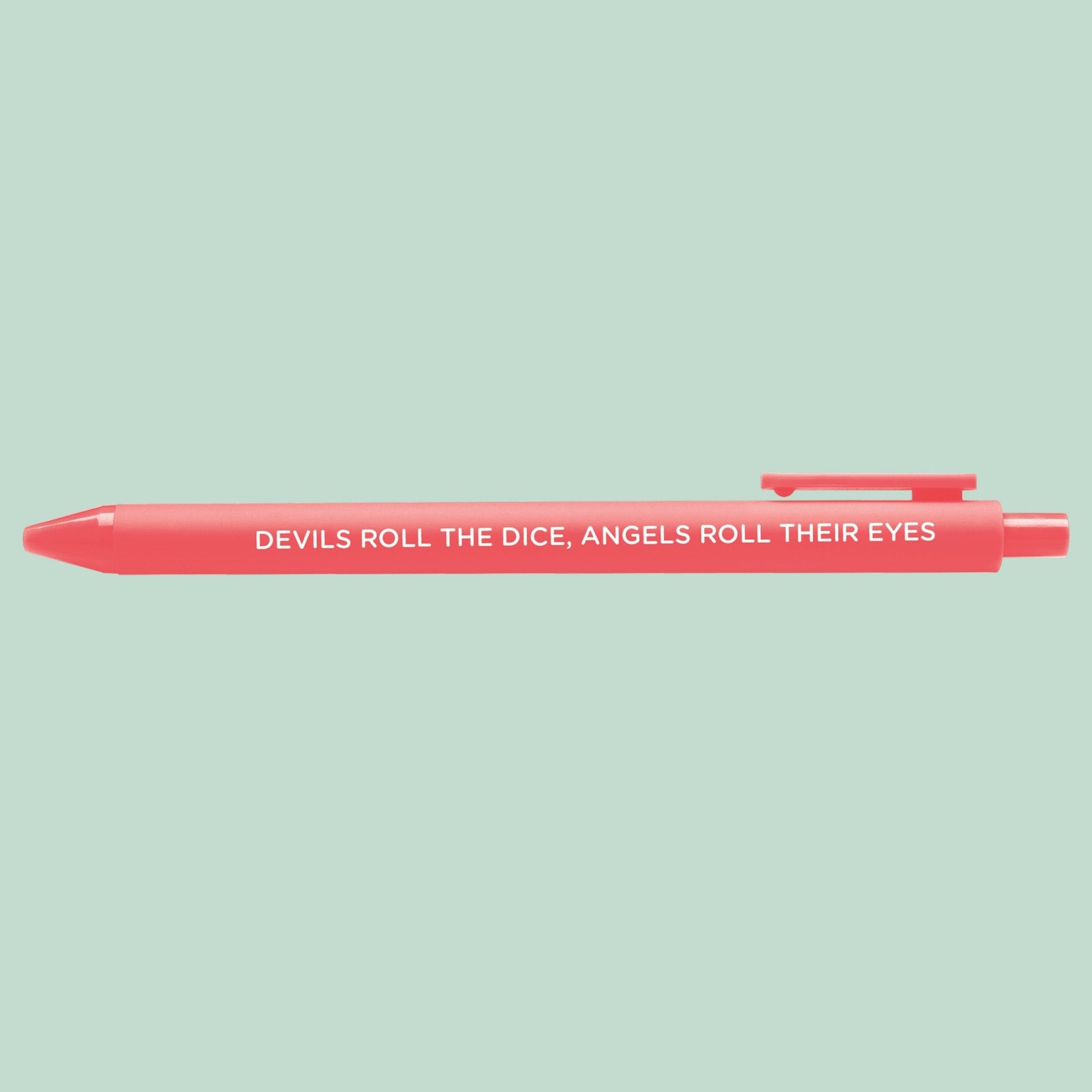 Cruel Summer jotter gel pen - MangoIllustrated - Pens