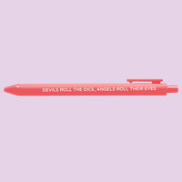 Cruel Summer jotter gel pen - MangoIllustrated - Pens