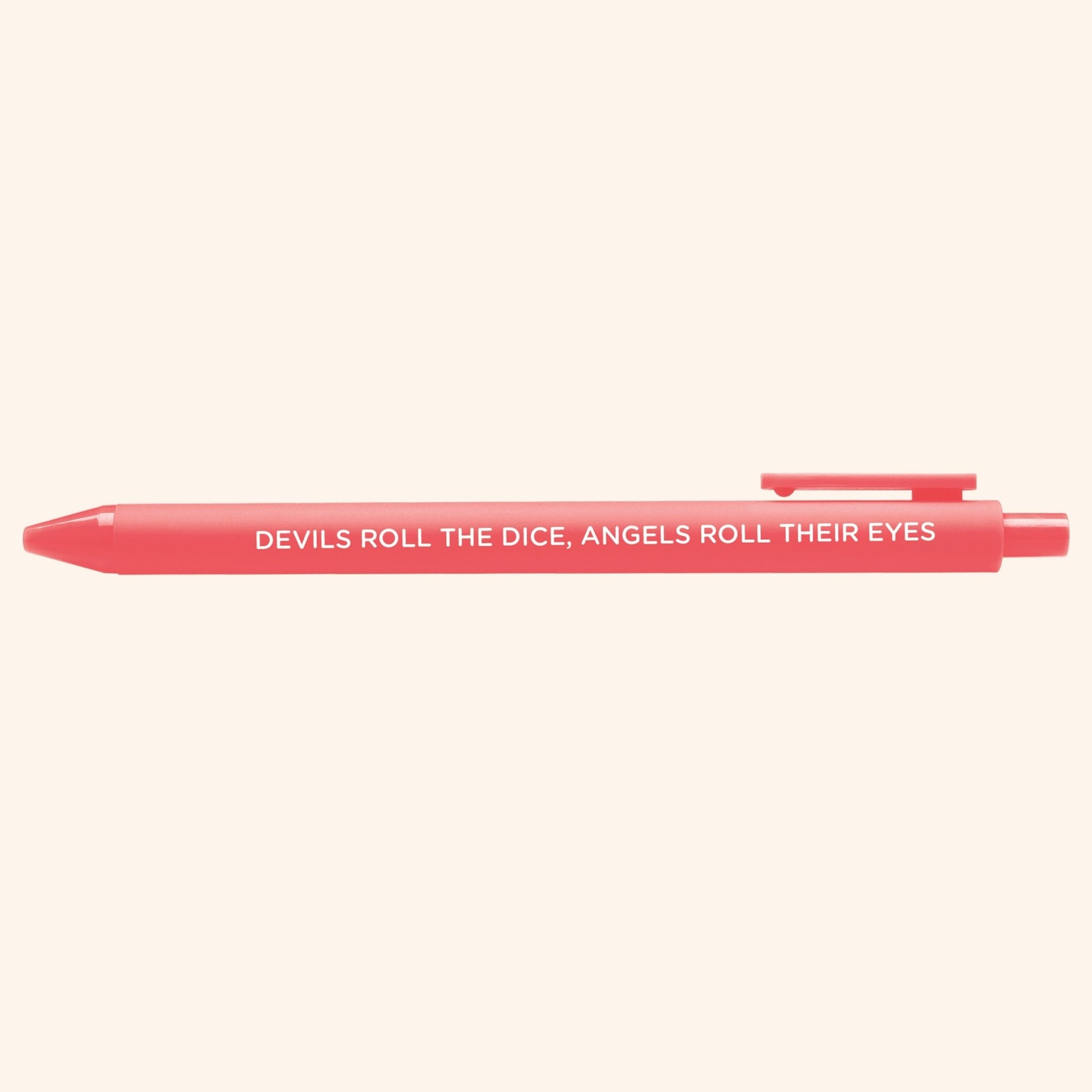 Cruel Summer jotter gel pen - MangoIllustrated - Pens