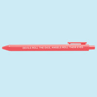 Cruel Summer jotter gel pen - MangoIllustrated - Pens