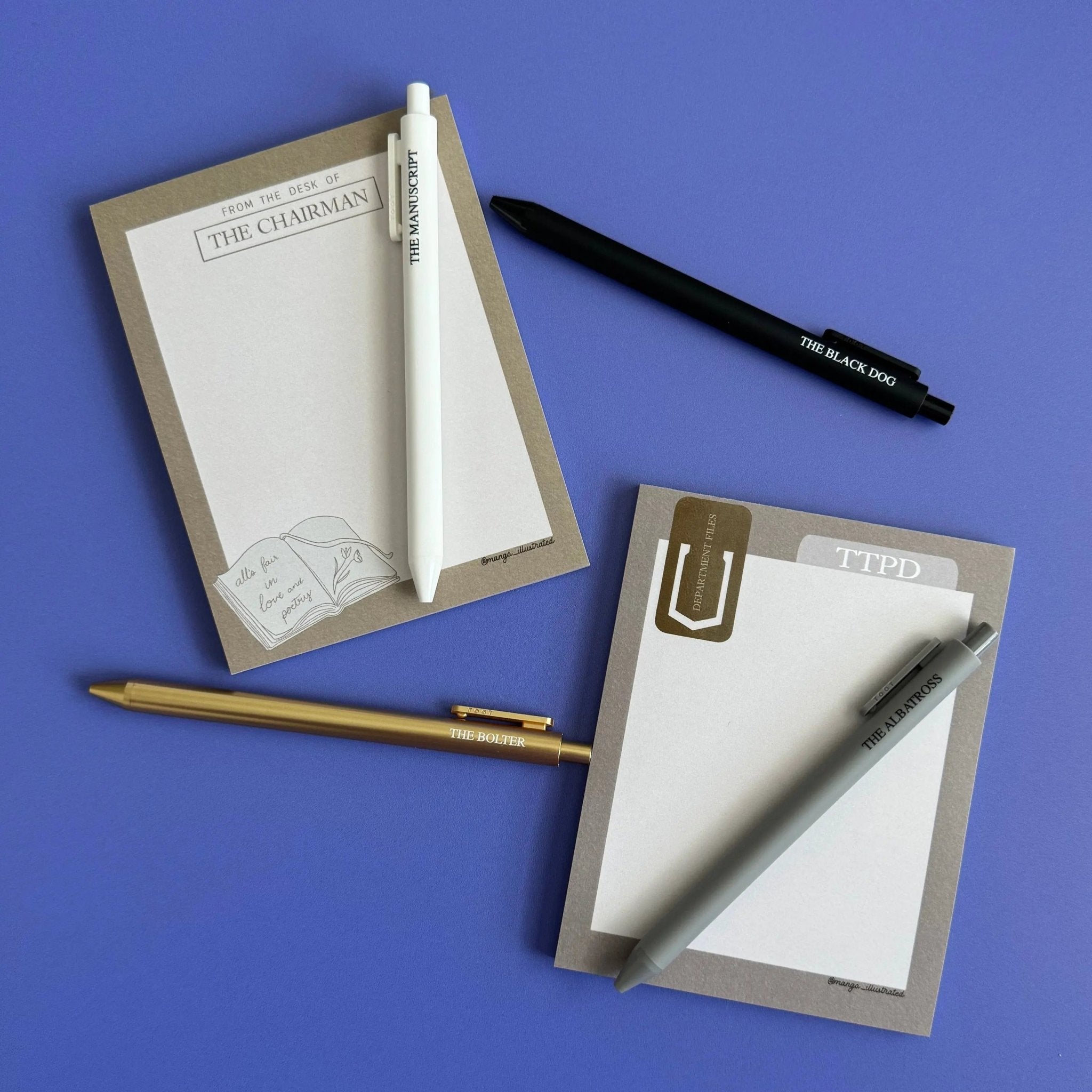 Department Files notepad - MangoIllustrated - Notepad