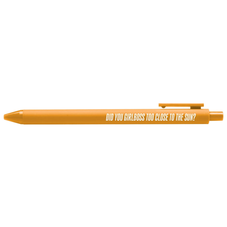 Did You Girlboss Too Close to the Sun pen - MangoIllustrated - Pens