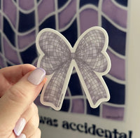 Disco Bow sticker - MangoIllustrated - Sticker