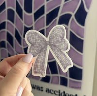 Disco Bow sticker - MangoIllustrated - Sticker