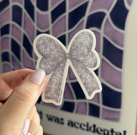Disco Bow sticker - MangoIllustrated - Sticker