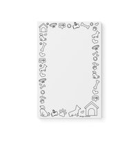 Dog doodles color - in notepad - MangoIllustrated - Notepad
