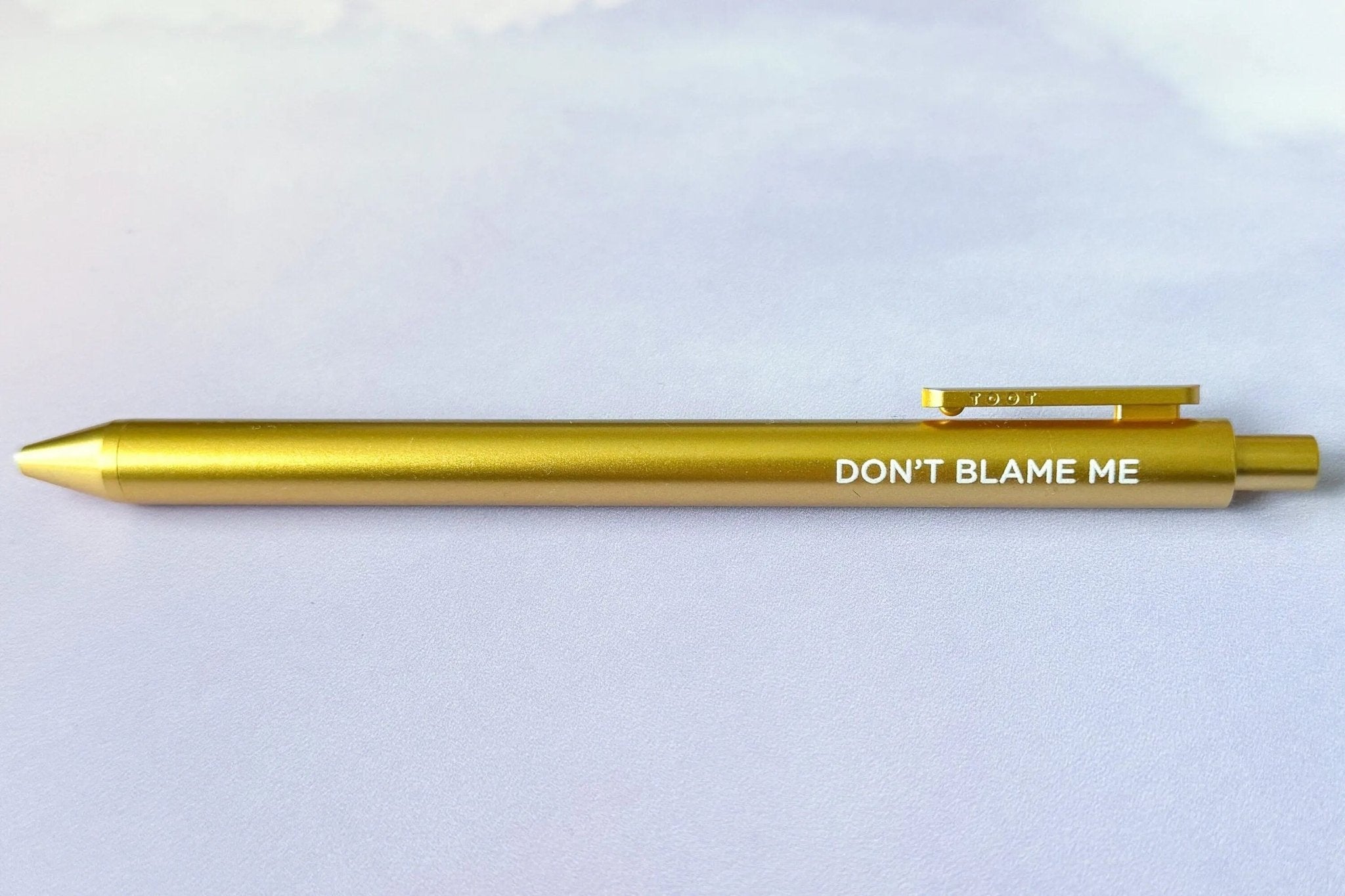 Don't Blame Me jotter gel pen - MangoIllustrated - Pens