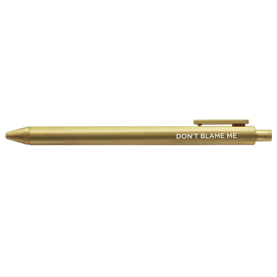 Don't Blame Me jotter gel pen - MangoIllustrated - Pens