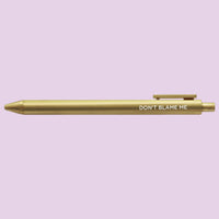 Don't Blame Me jotter gel pen - MangoIllustrated - Pens
