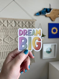 Dream Big sticker - MangoIllustrated - Sticker