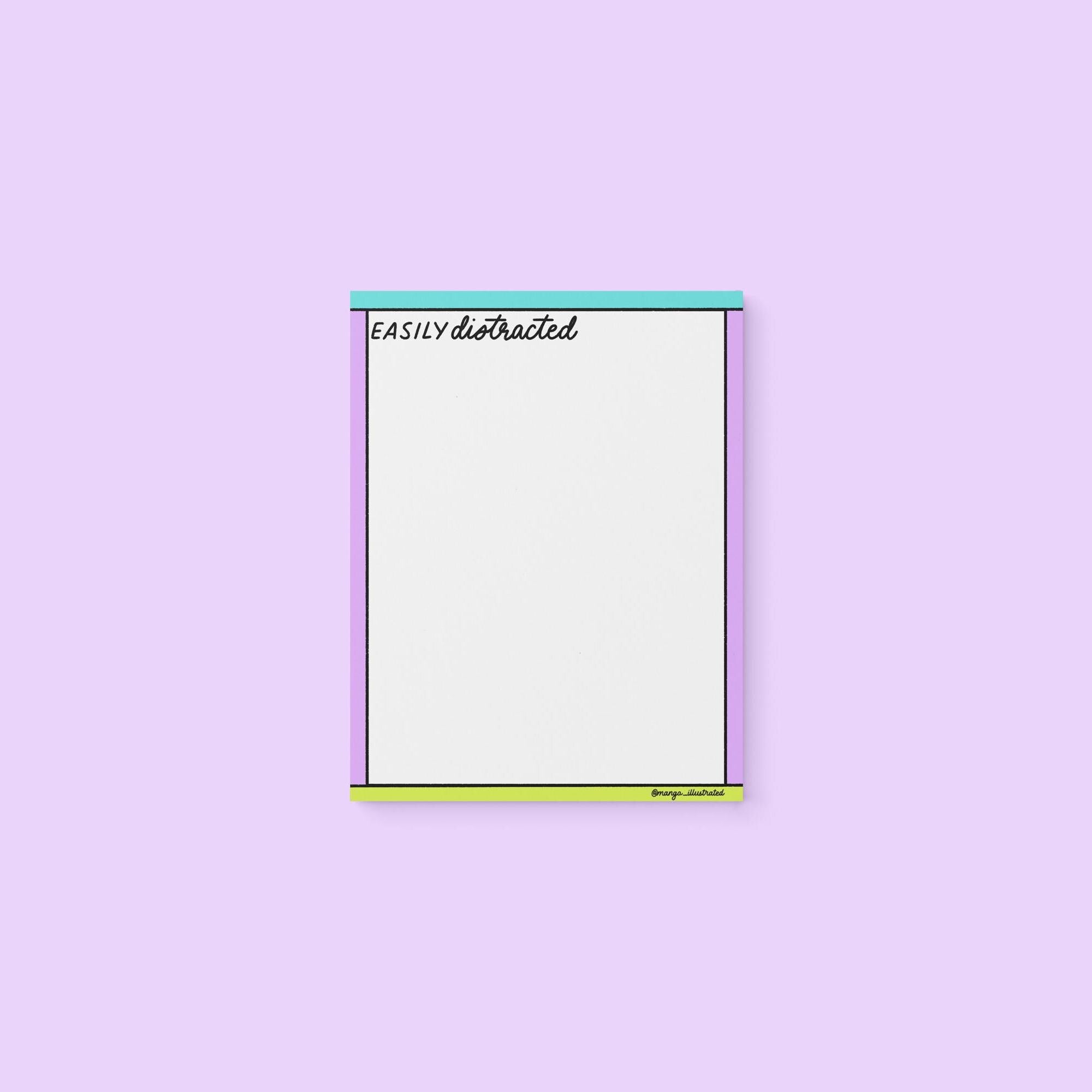 Easily distracted notepad - MangoIllustrated - Notepad