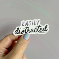 Easily distracted sticker - MangoIllustrated - Sticker