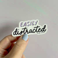 Easily distracted sticker - MangoIllustrated - Sticker