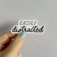 Easily distracted sticker - MangoIllustrated - Sticker