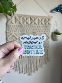 Emotional support water bottle sticker - MangoIllustrated - Sticker