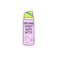 Emotional support water bottle sticker - MangoIllustrated - Sticker