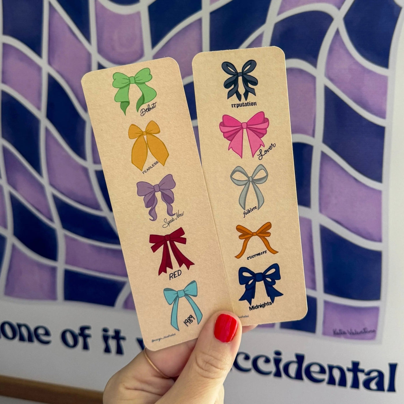 Eras Bows bookmark - MangoIllustrated - Bookmarks