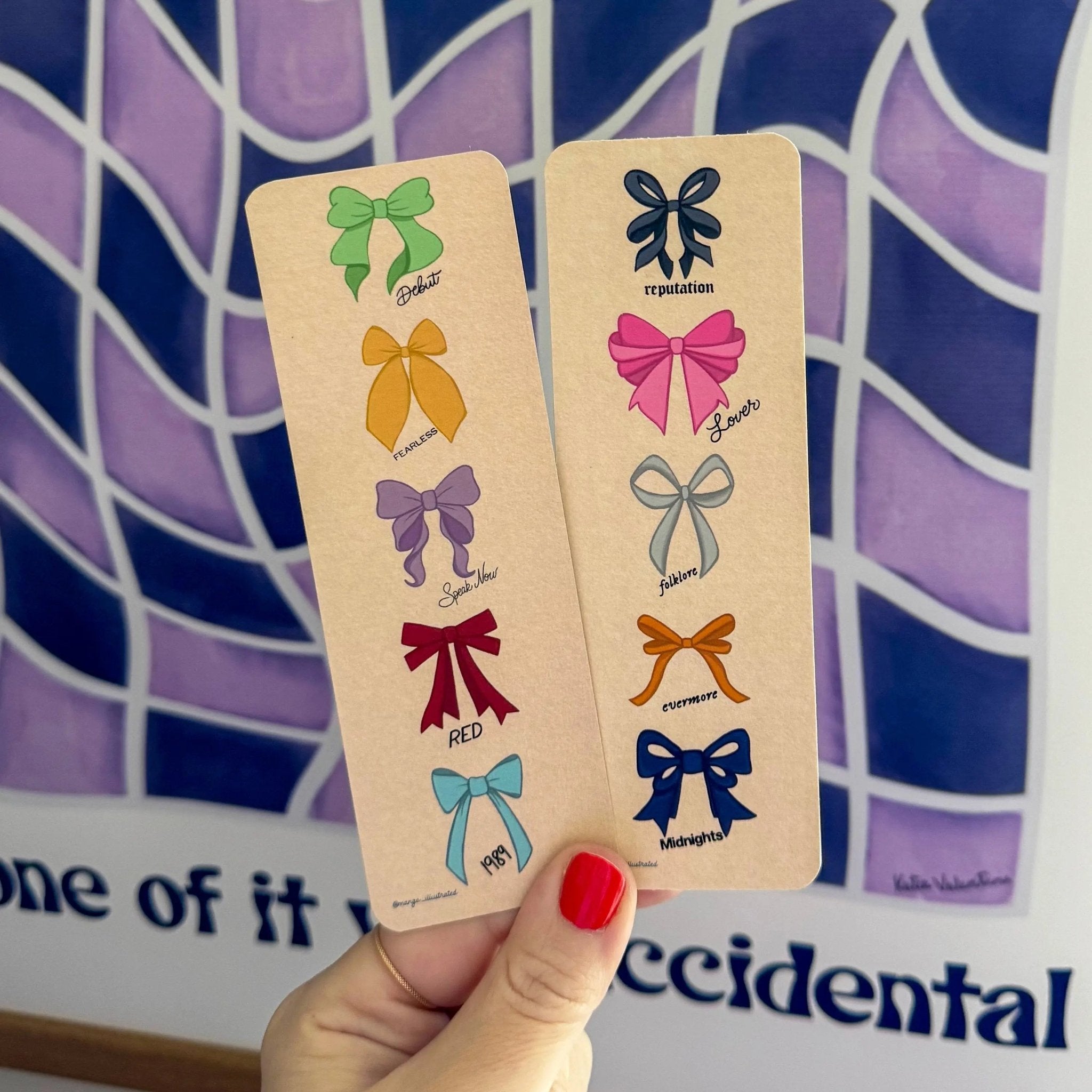 Eras Bows bookmark - MangoIllustrated - Bookmarks