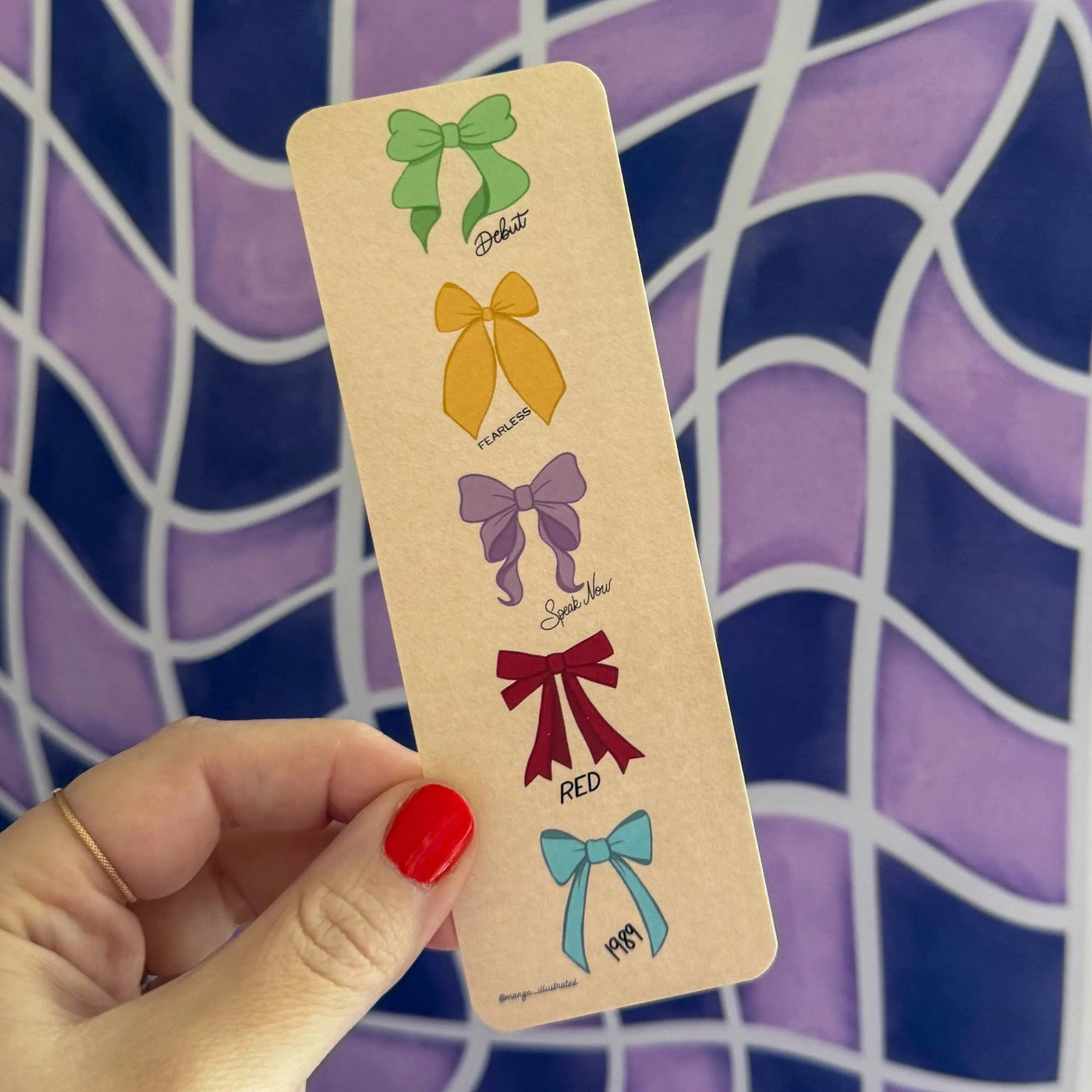 Eras Bows bookmark - MangoIllustrated - Bookmarks