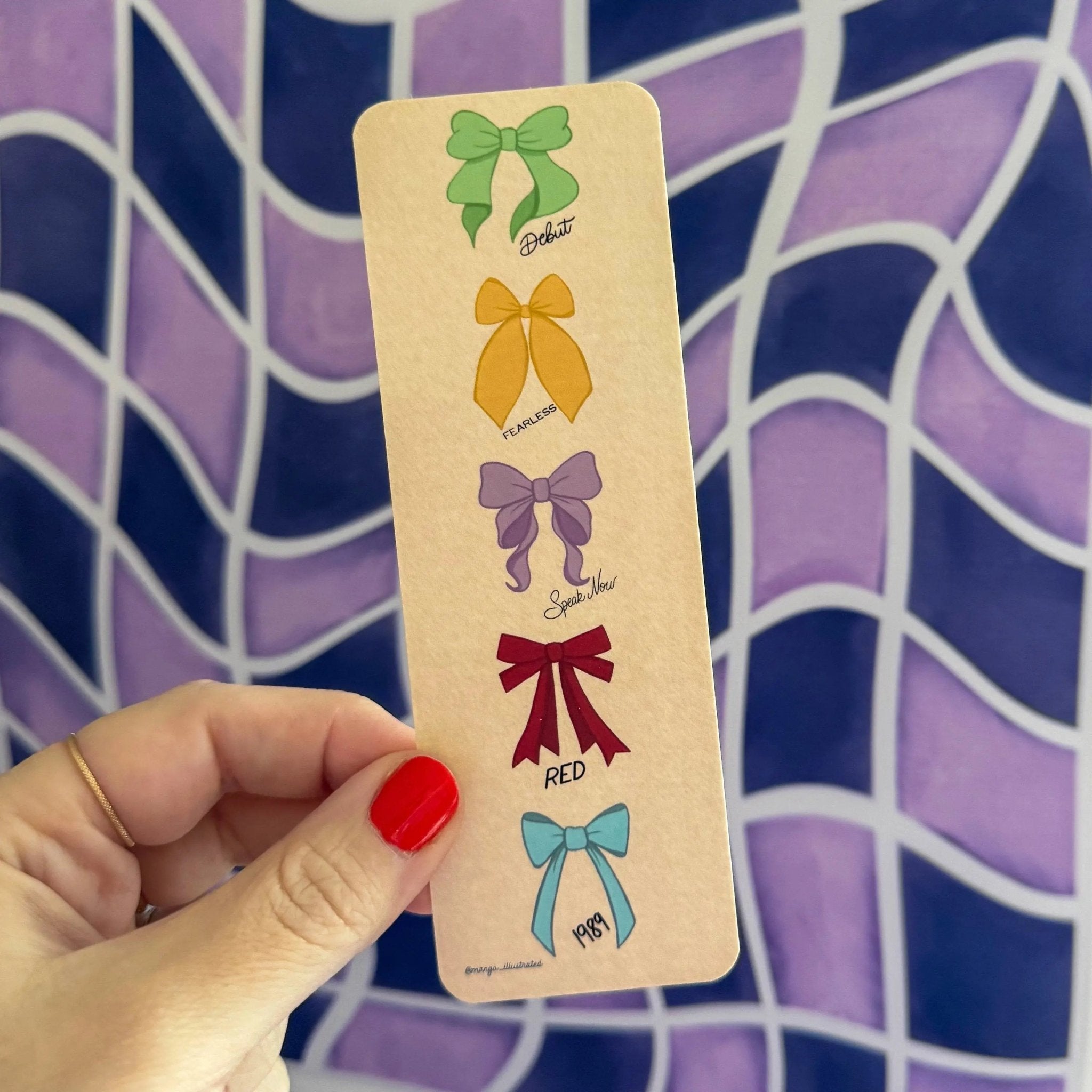 Eras Bows bookmark - MangoIllustrated - Bookmarks