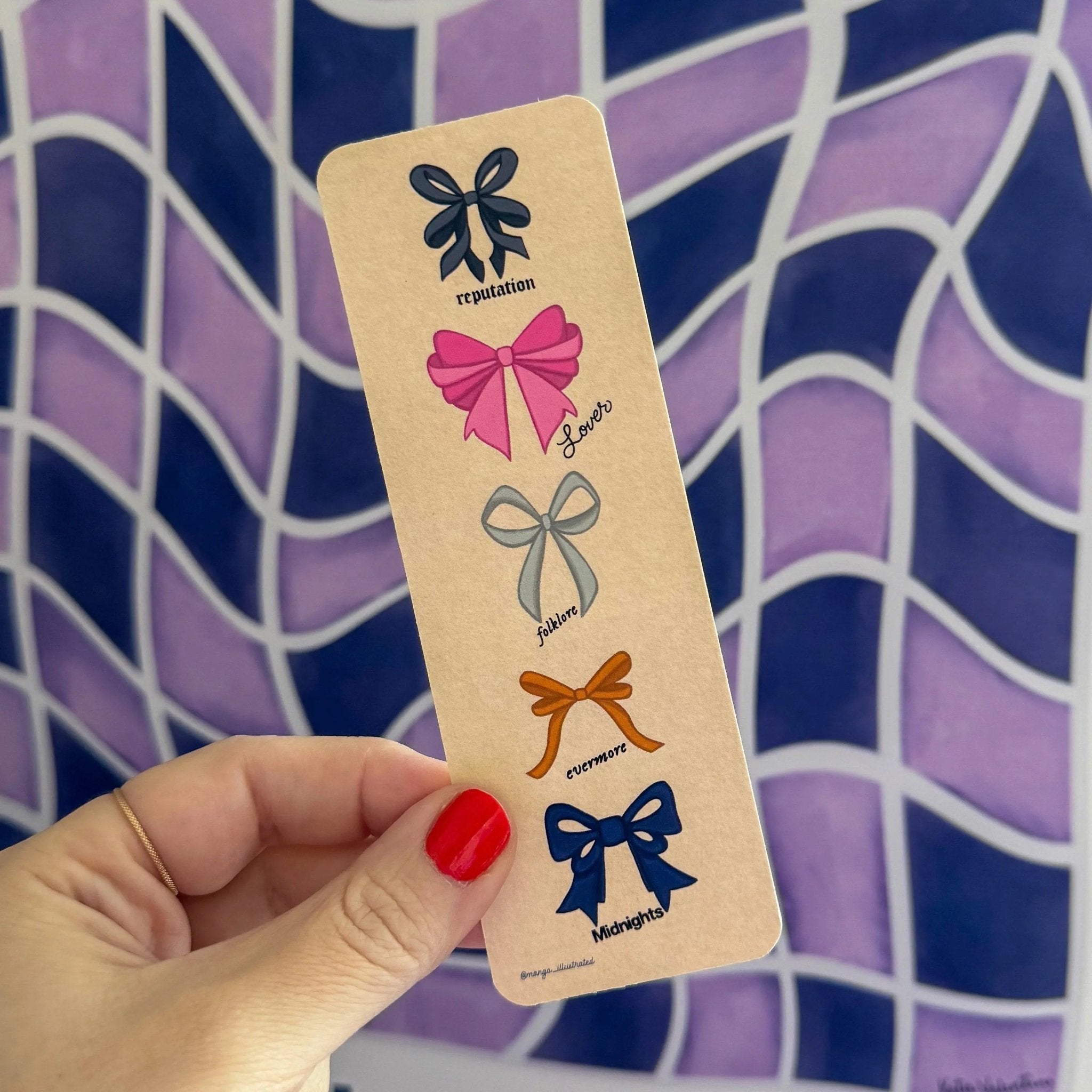 Eras Bows bookmark - MangoIllustrated - Bookmarks