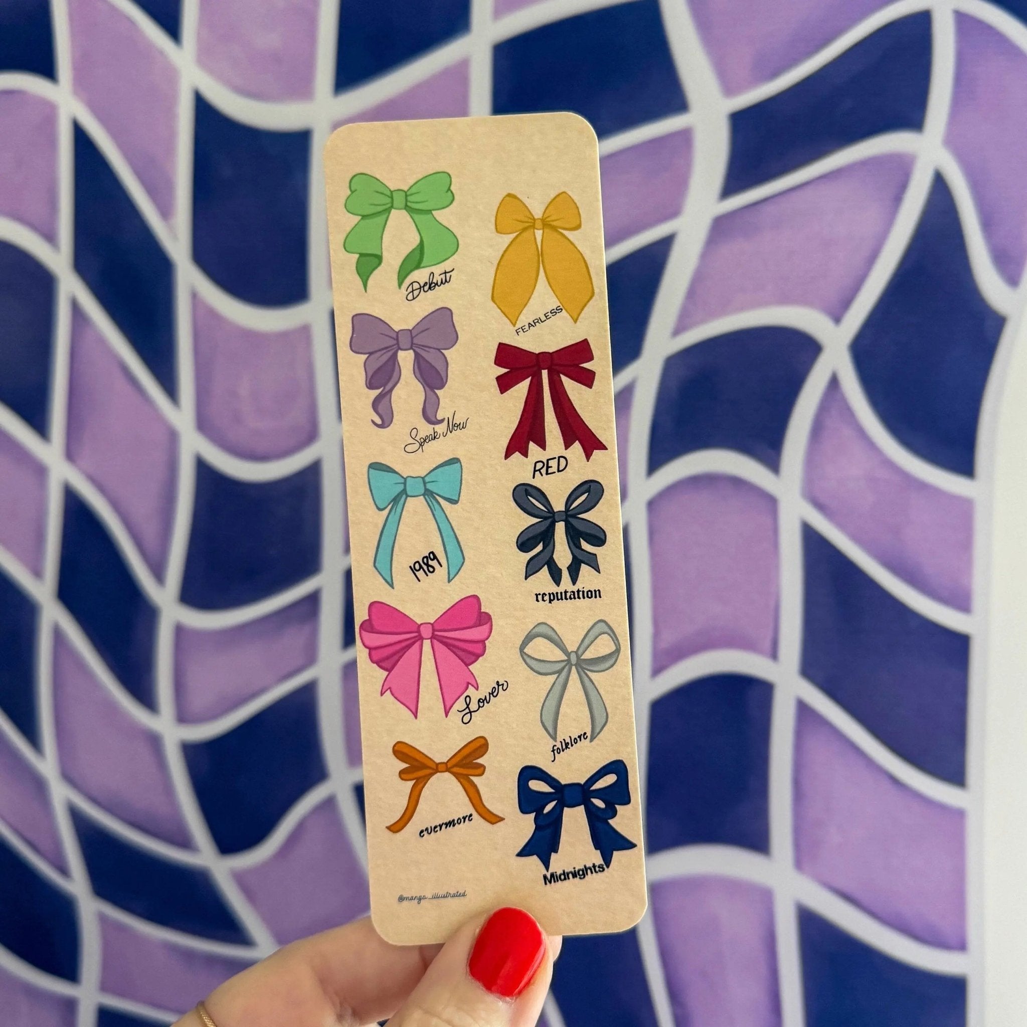 Eras Bows bookmark - MangoIllustrated - Bookmarks